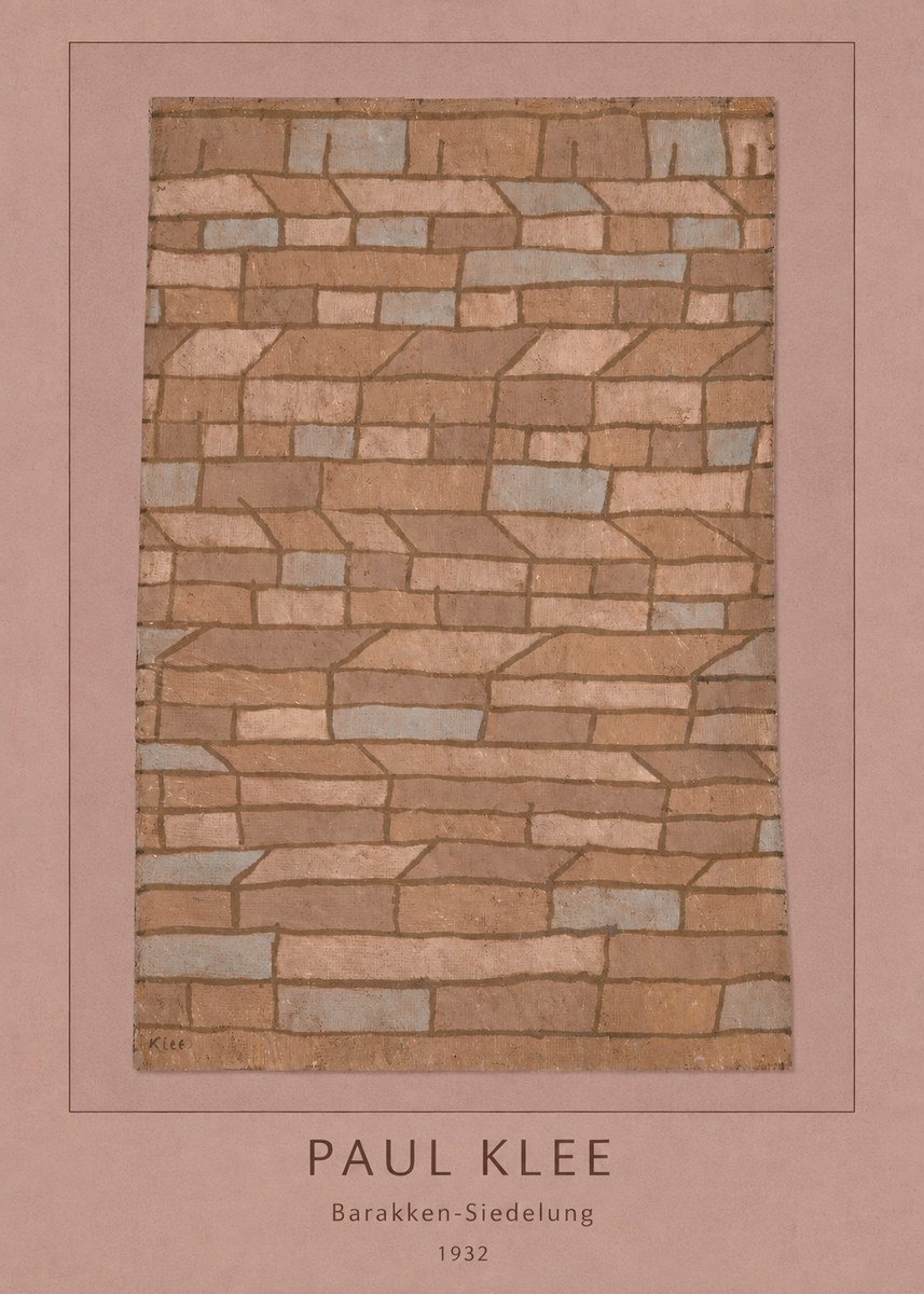 Paul Klee Barakken-siedelung No4 - Affiche