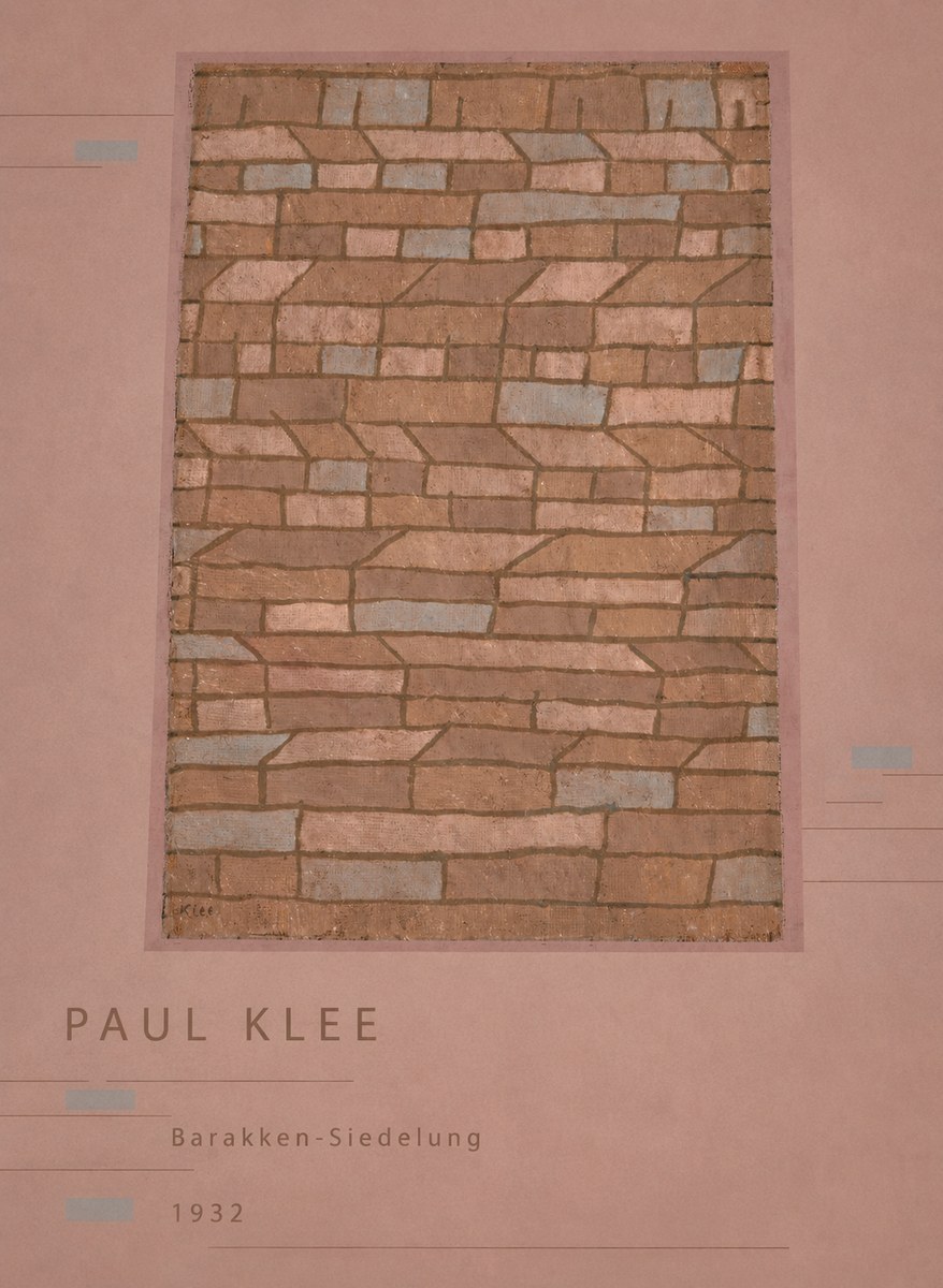 Paul Klee Barakken-siedelung No6 - Affiche