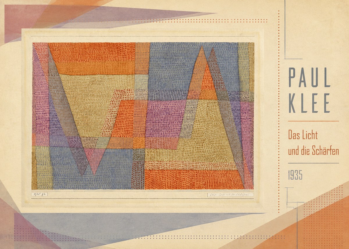 Paul Klee Das Licht Und Die Schärfen No3 - Affiche