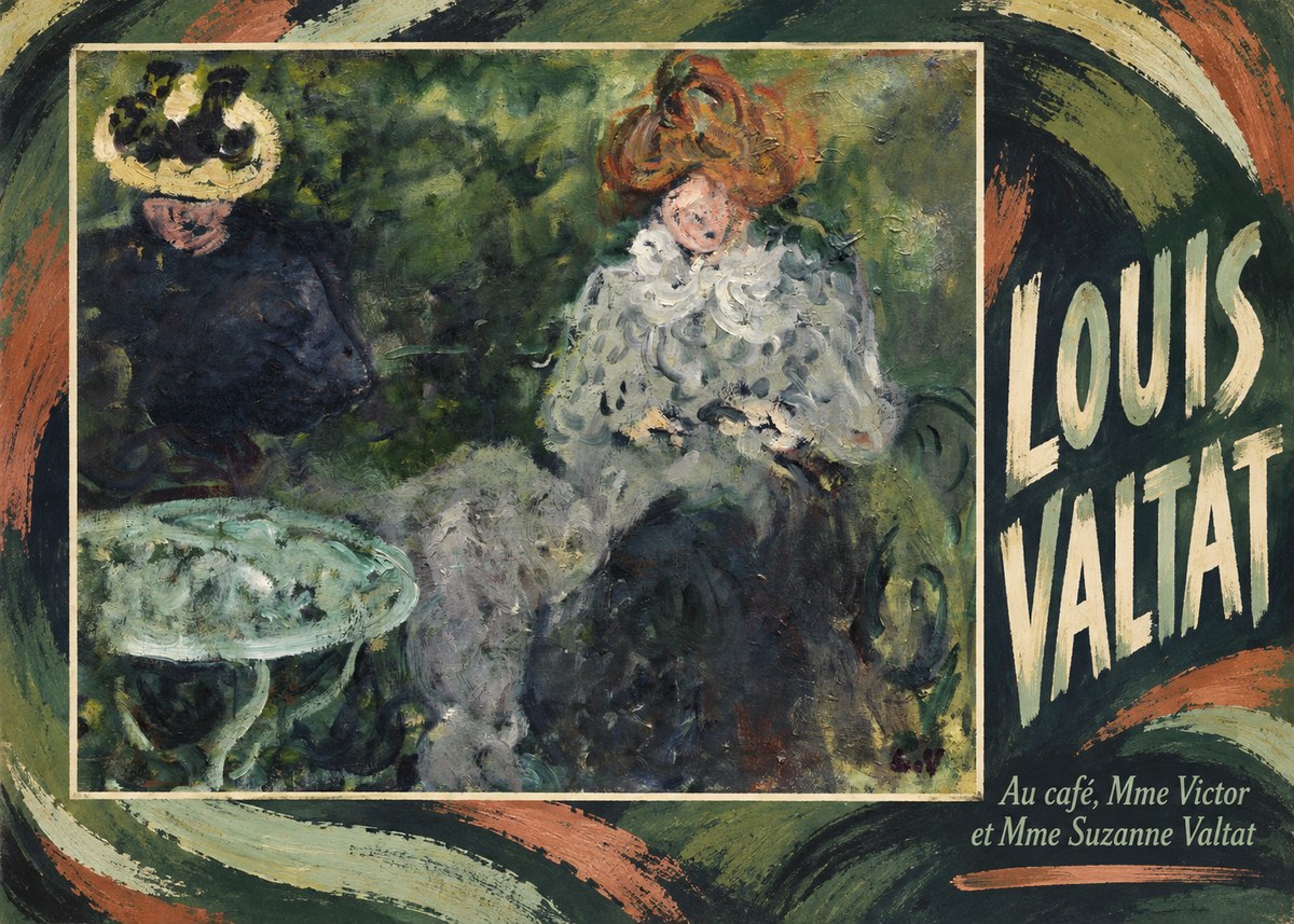Louis Valtat Au Café, Mme Victor Et Mme Suzanne Valtat No3 - Affiche