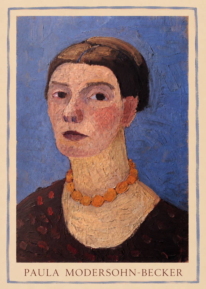 Paula Modersohn-Becker Self-portrait No1 - Affiche