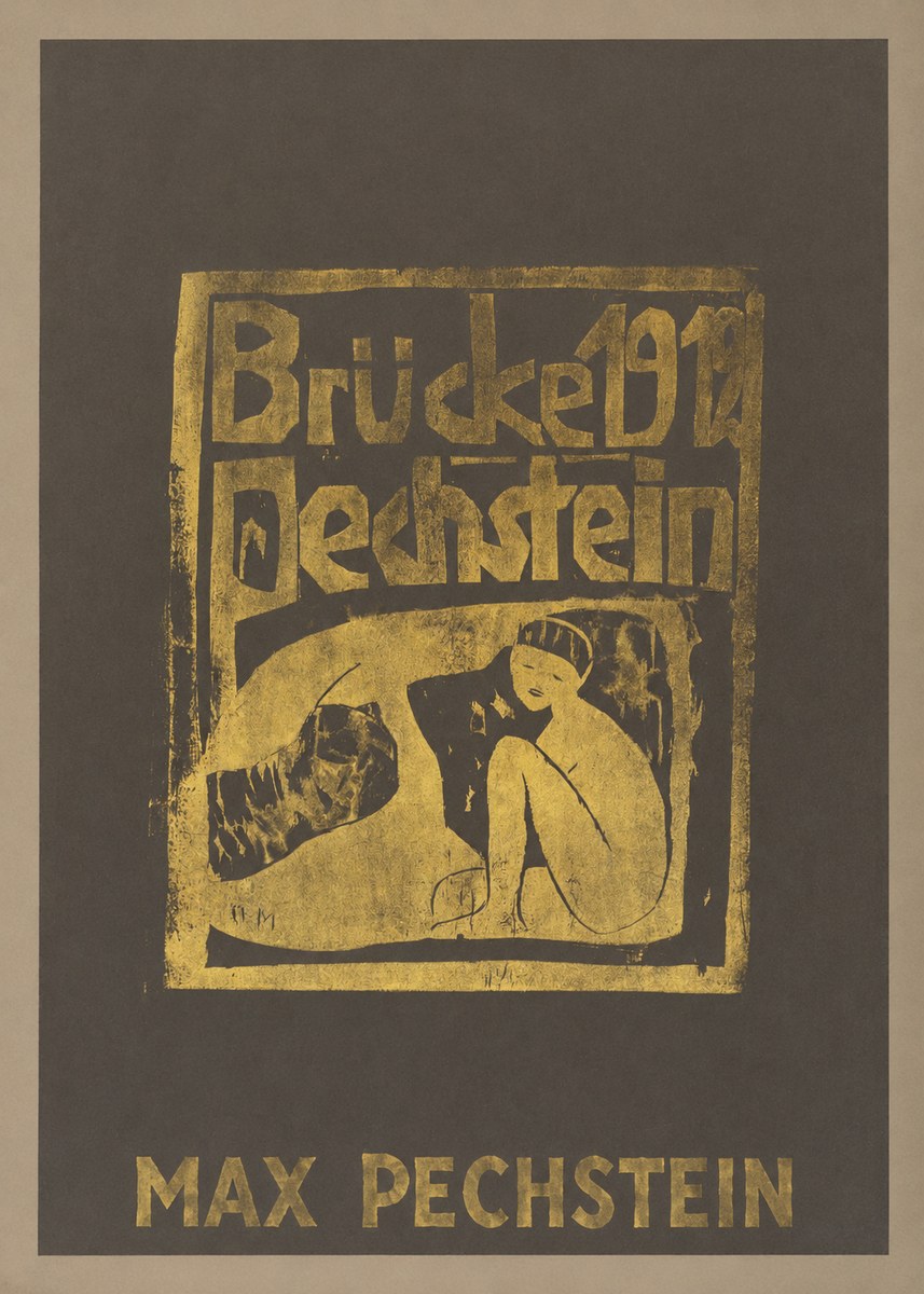 Max Pechstein Brücke 1912 Pechstein No1 - Affiche