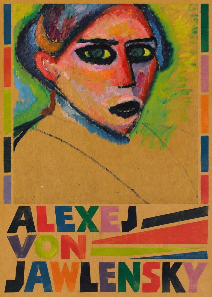 Alexej von Jawlensky Expressionist Head No4 - Affiche