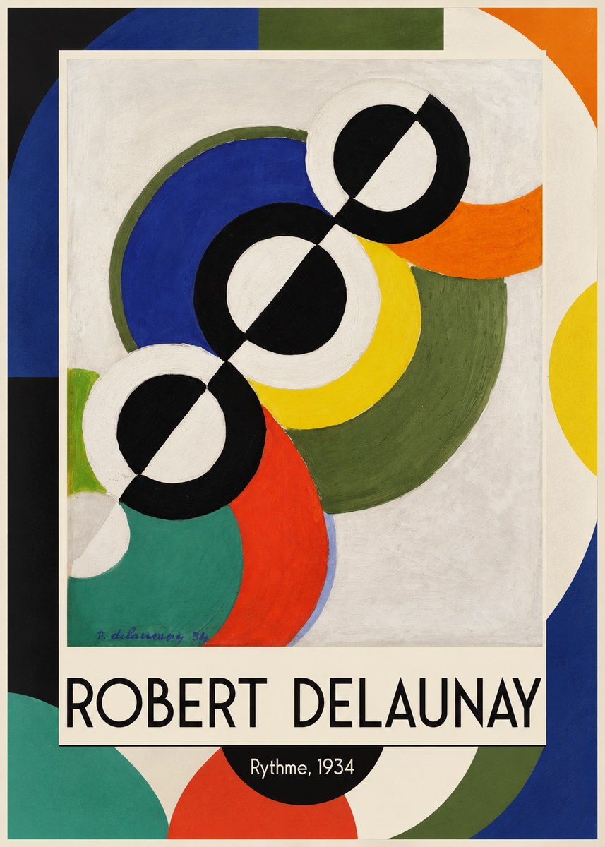 Robert Delaunay Rythme, 1934 No1 - Affiche