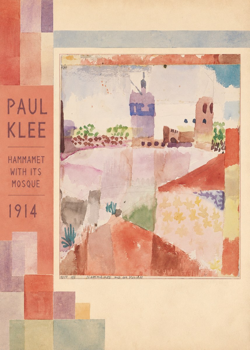 Paul Klee Hammamet with Its Mosque No2 - Affiche