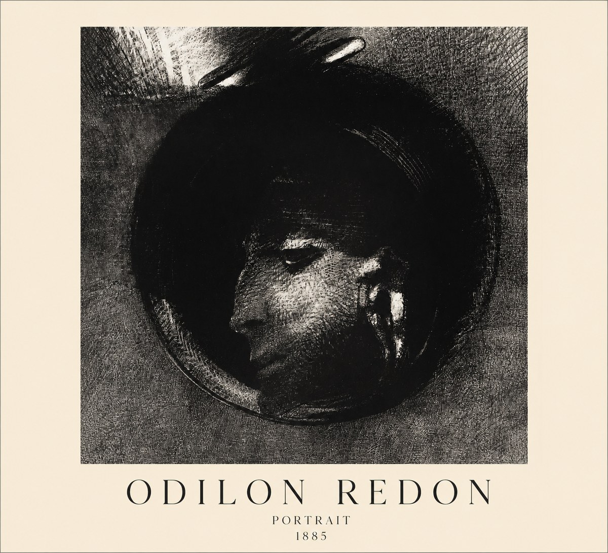 Odilon Redon Portrait No1 - Affiche