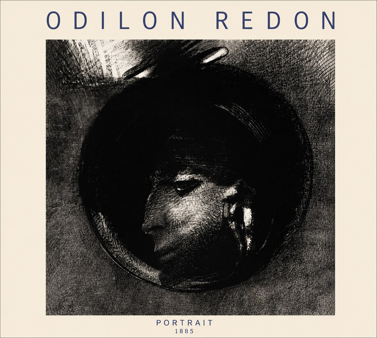 Odilon Redon Portrait No4 - Affiche