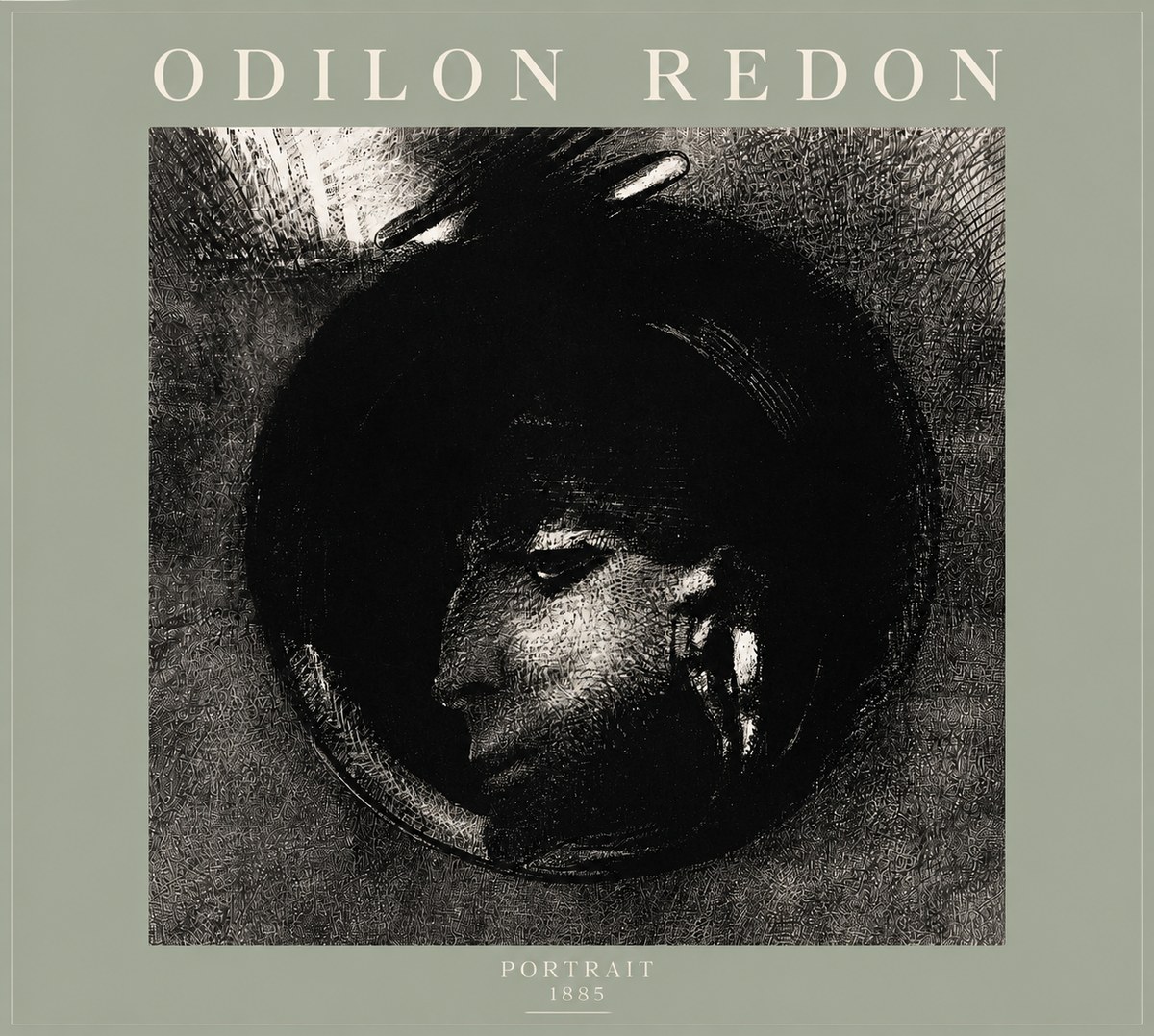 Odilon Redon Portrait No5 - Affiche