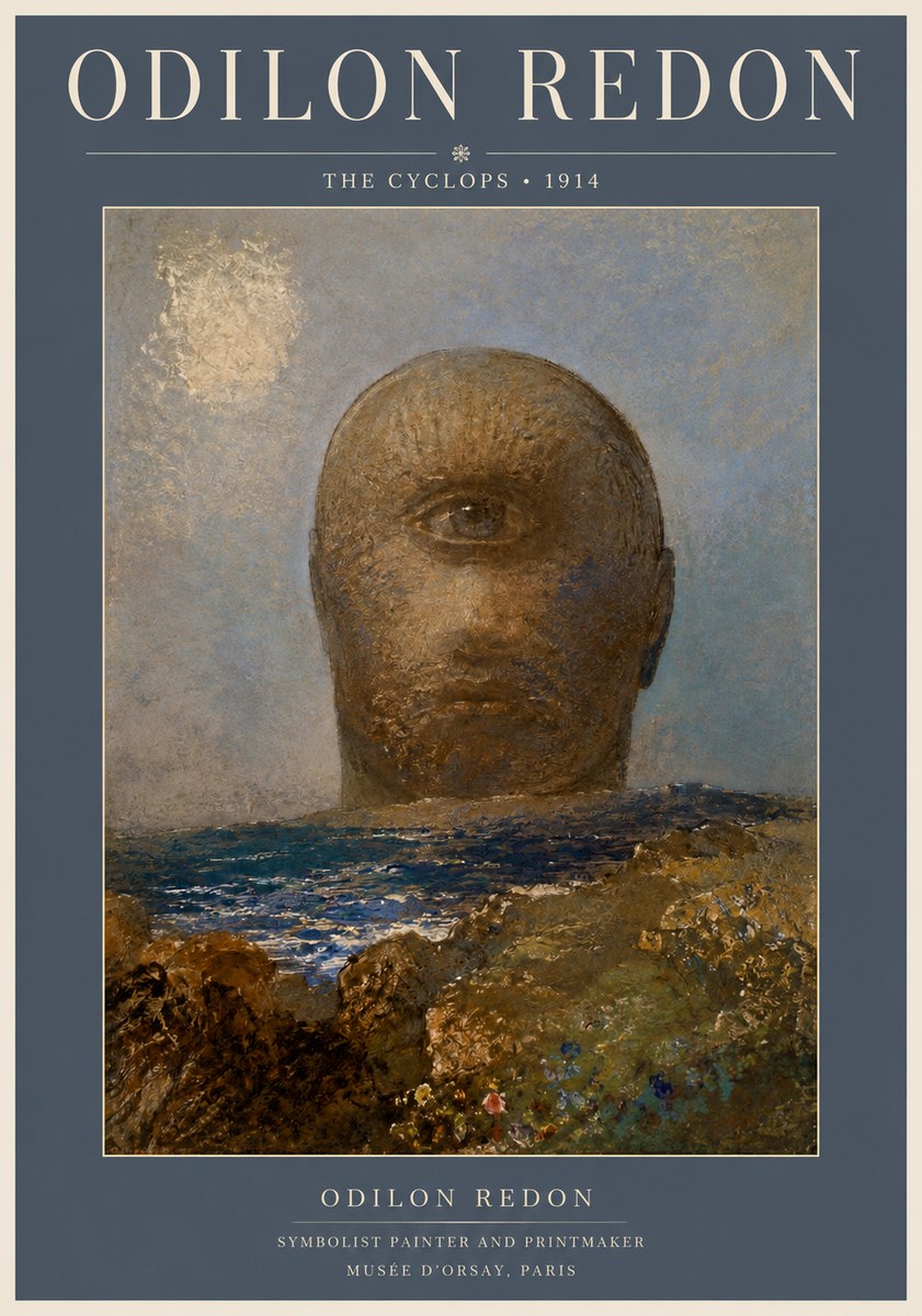 Odilon Redon The Cyclops I No2 - Affiche