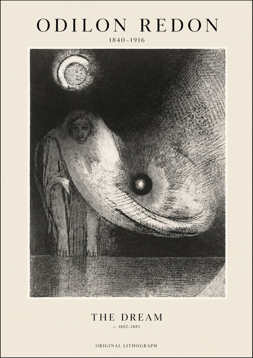 Odilon Redon The Dream No1 - Affiche