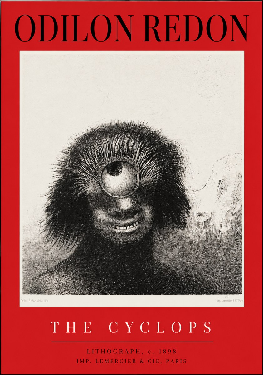 Odilon Redon The Cyclops II No2 - Affiche