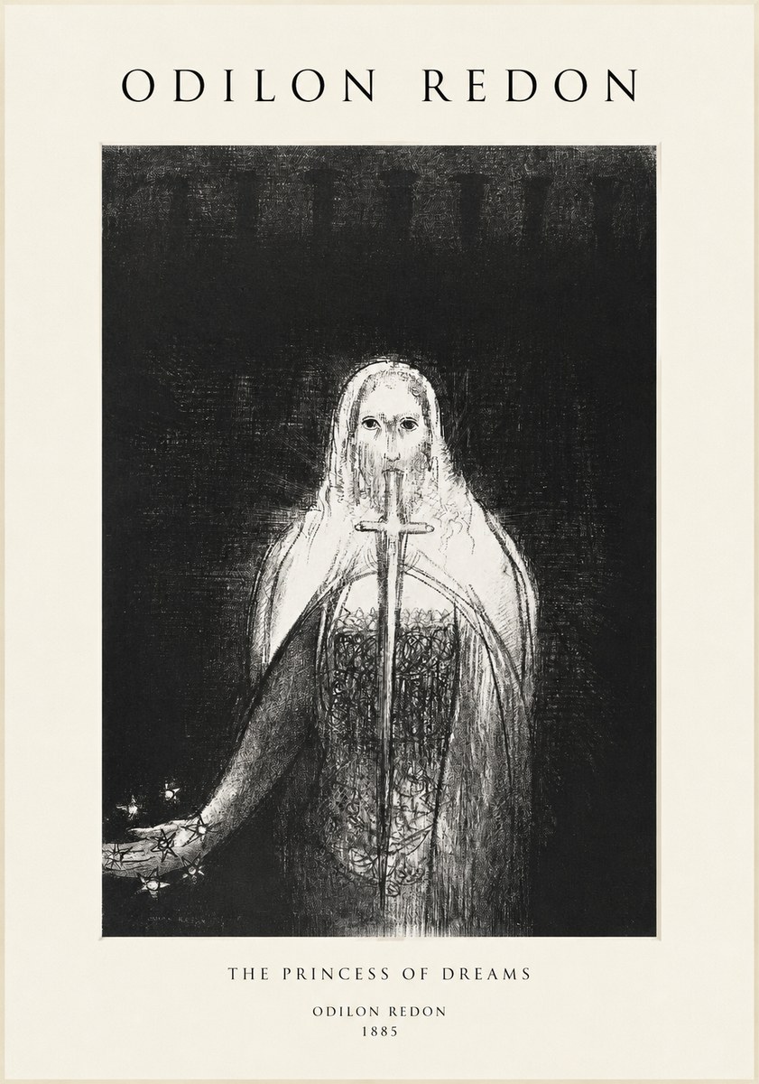 Odilon Redon The Princess of Dreams No1 - Affiche