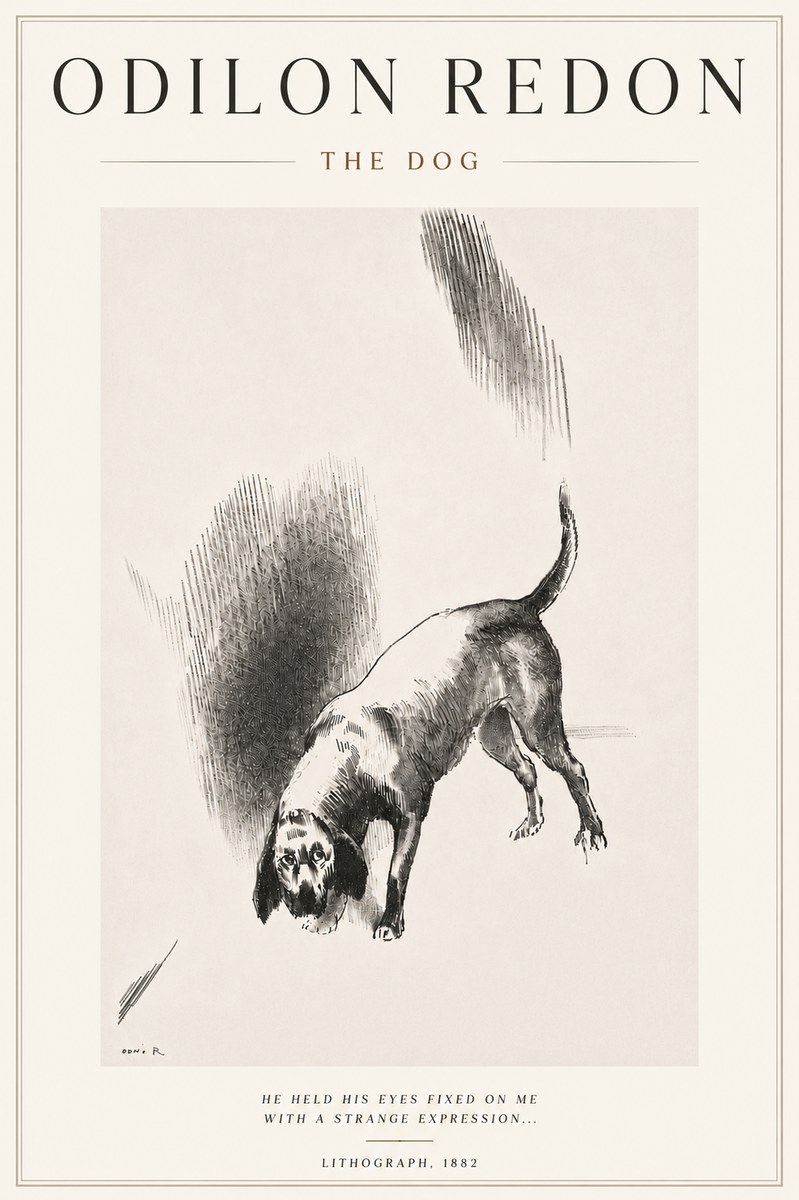 Odilon Redon The Dog No5 - Affiche