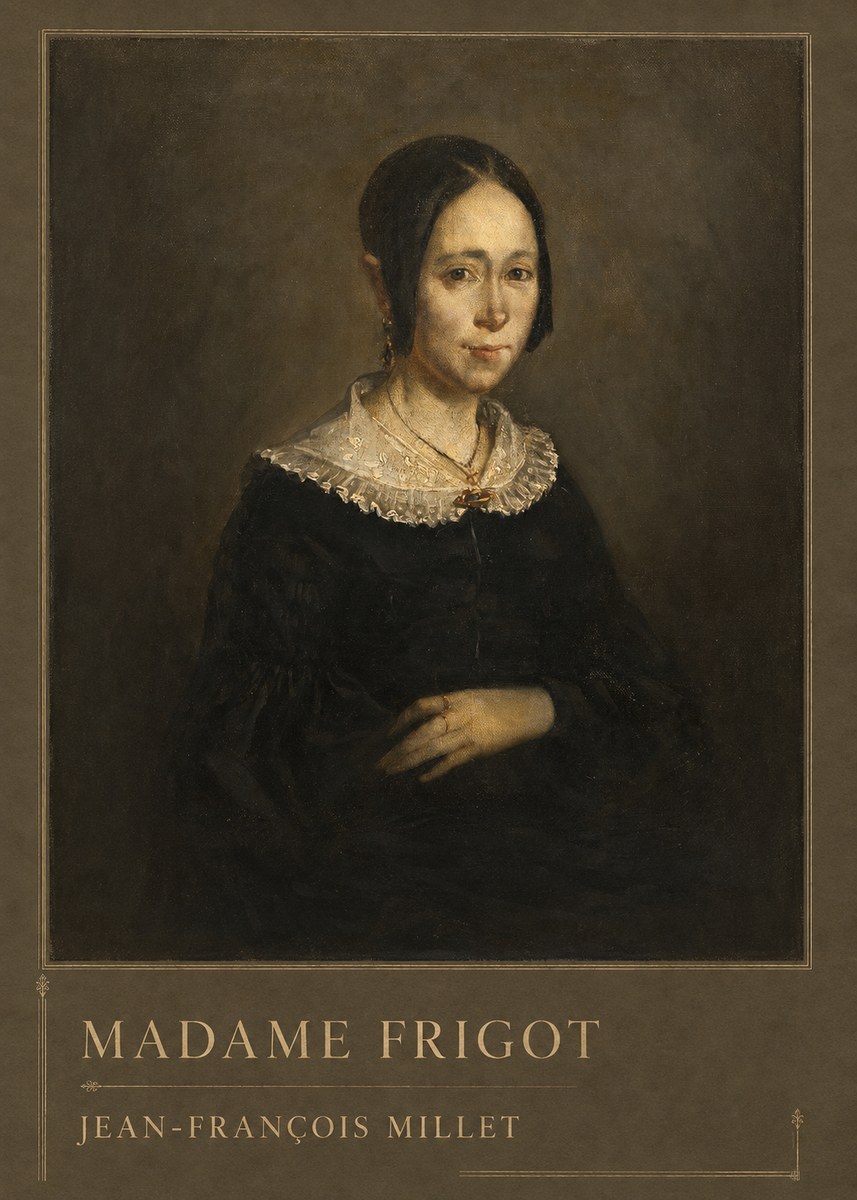 Jean-François Millet Madame Frigot No2 - Affiche
