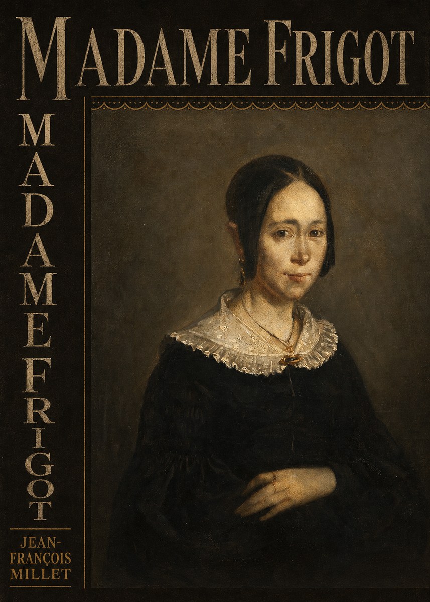 Jean-François Millet Madame Frigot No5 - Affiche