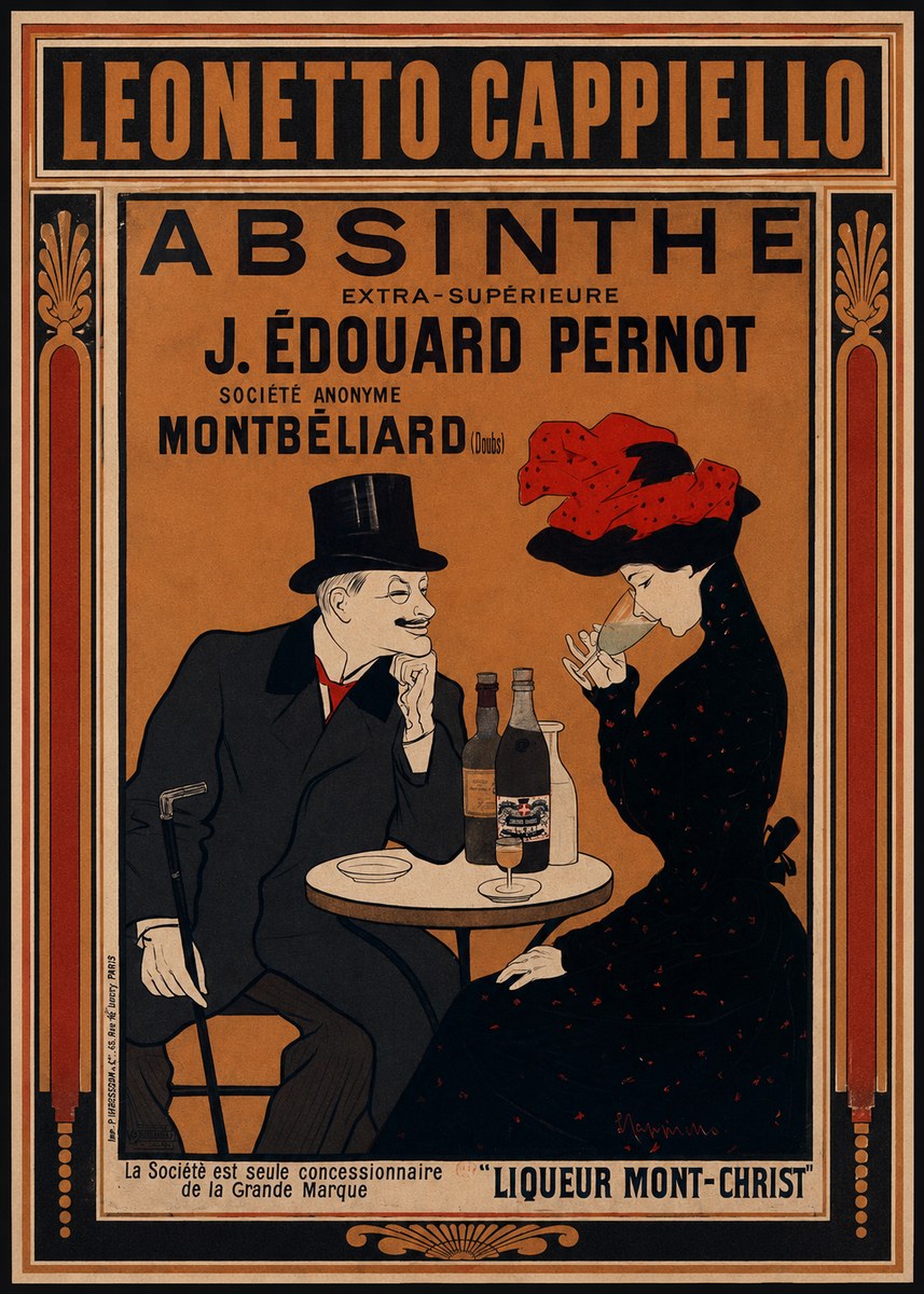Leonetto Cappiello Absinthe J. Édouard Pernot No1 - Affiche