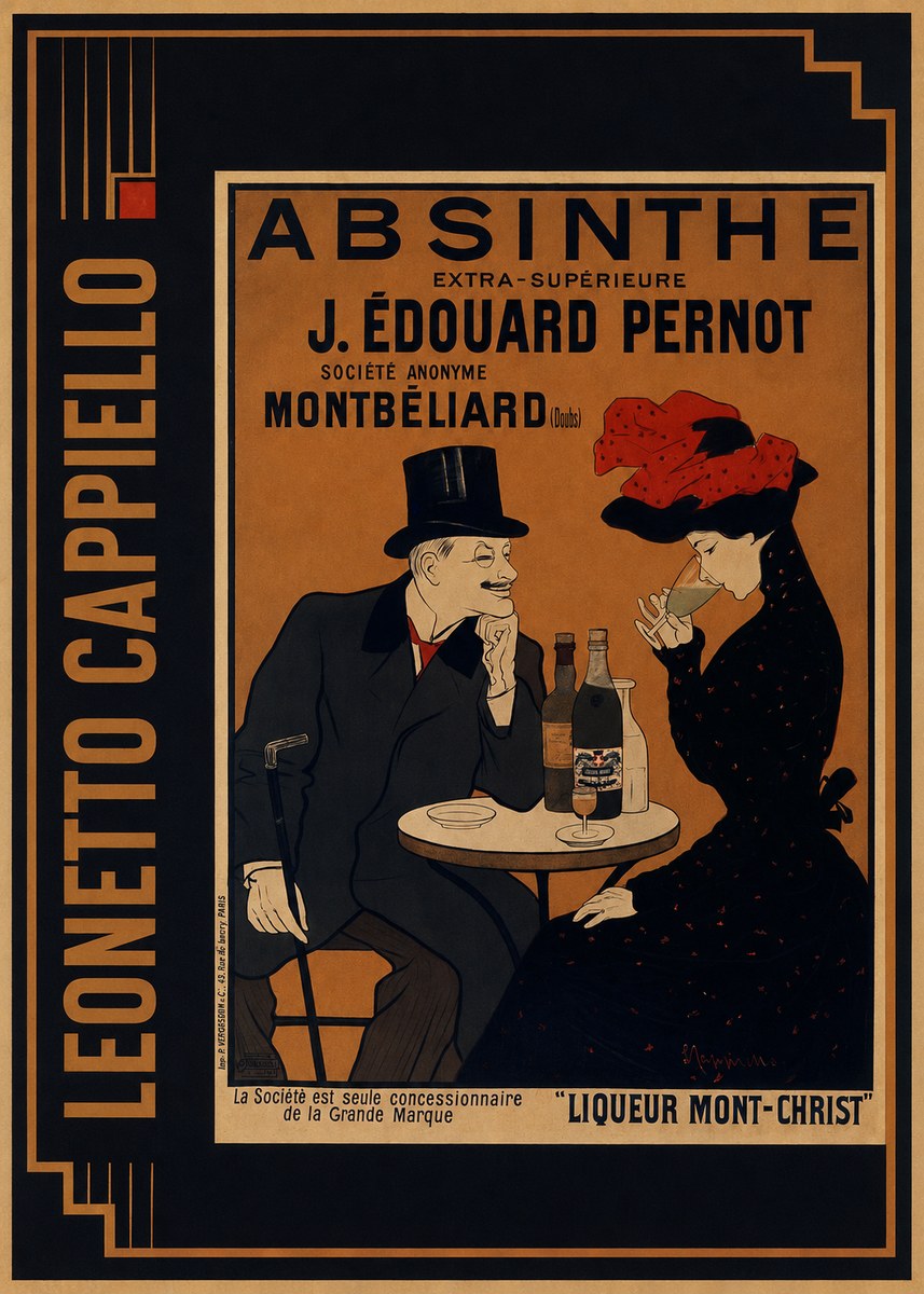 Leonetto Cappiello Absinthe J. Édouard Pernot No2 - Affiche