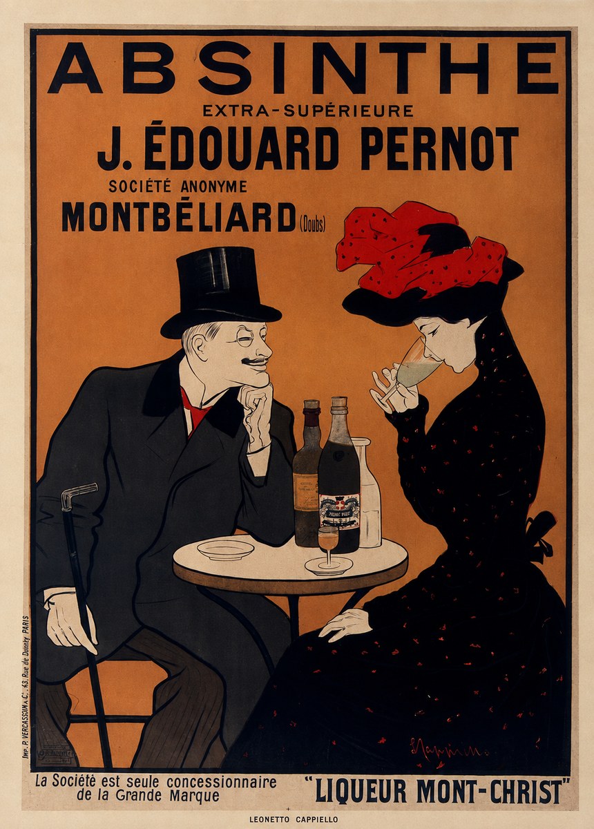 Leonetto Cappiello Absinthe J. Édouard Pernot No6 - Affiche
