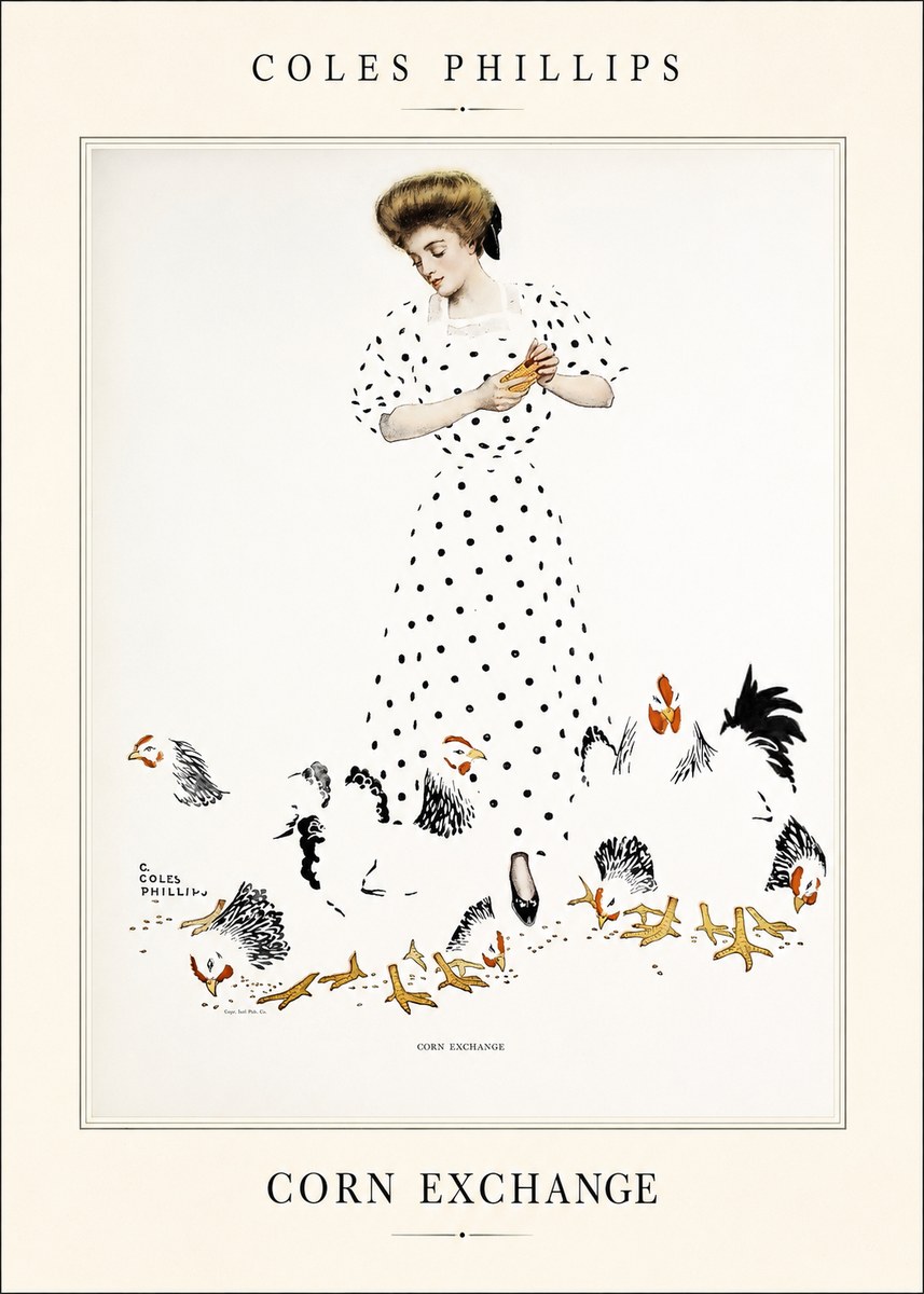 Coles Phillips Corn Exchange No4 - Affiche