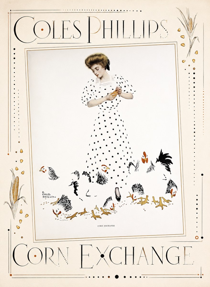 Coles Phillips Corn Exchange No5 - Affiche
