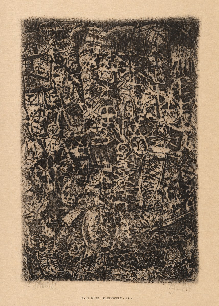 Paul Klee Kleinwelt No5 - Affiche