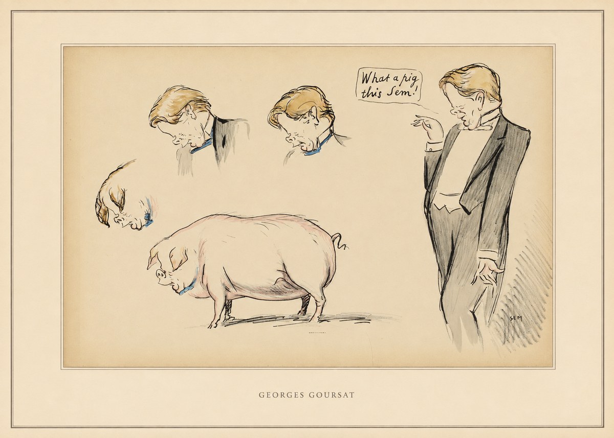 Georges Goursat Georges Goursat I No4 - Affiche
