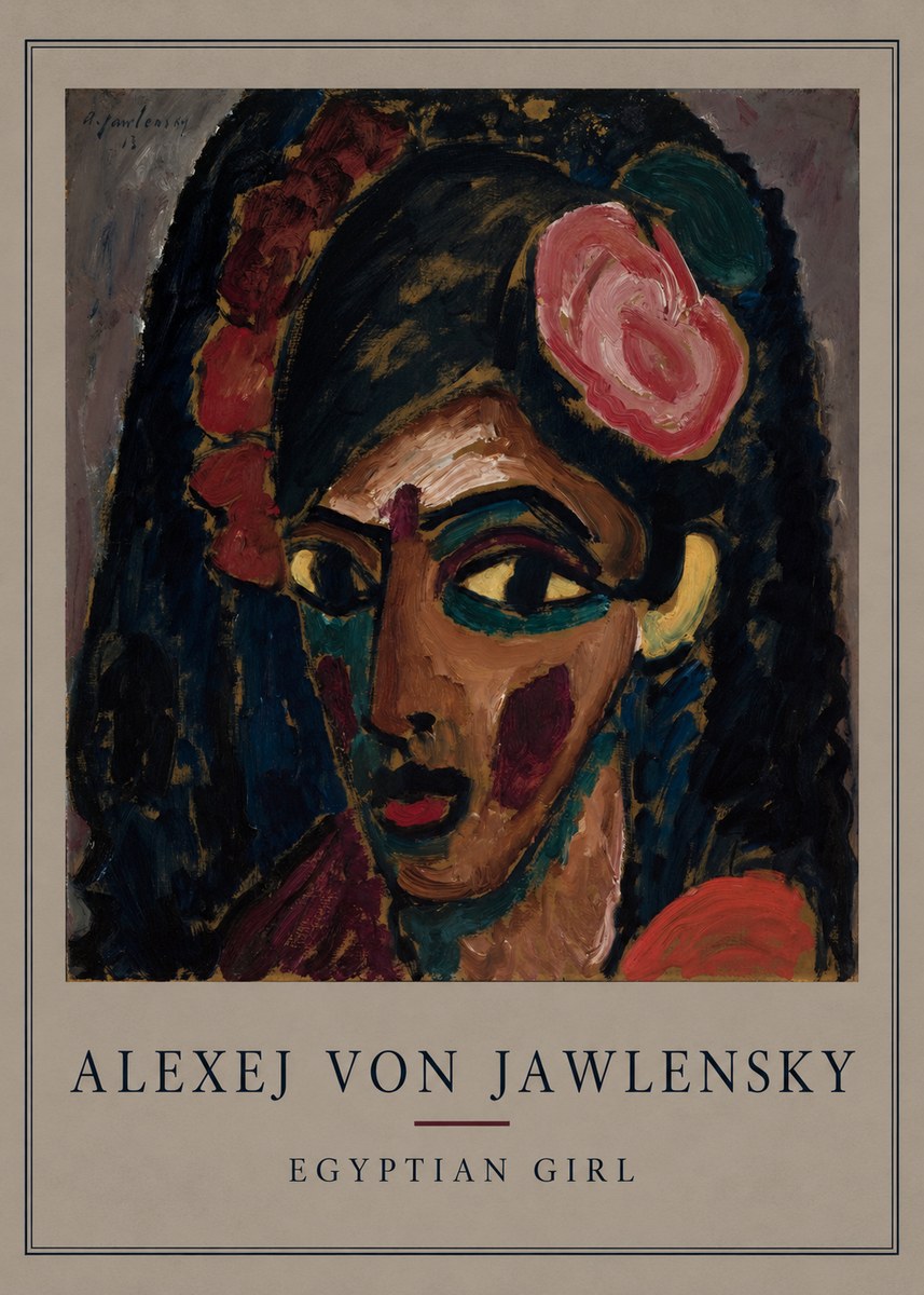 Alexej von Jawlensky Egyptian Girl No4 - Affiche