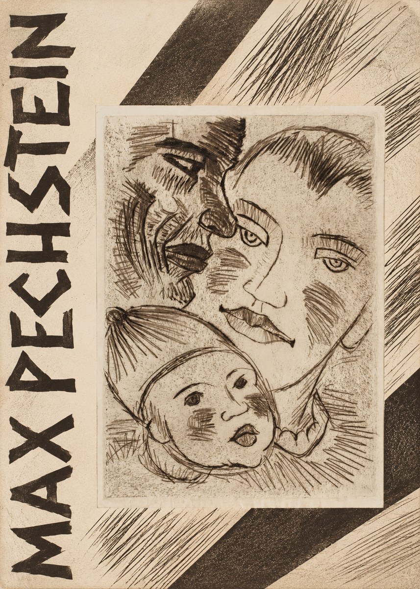 Max Pechstein Fischerfamilie No4 - Affiche