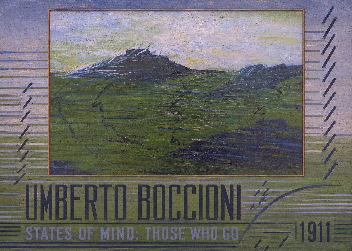 Umberto Boccioni States of Mind: Those Who Go No3 - Affiche