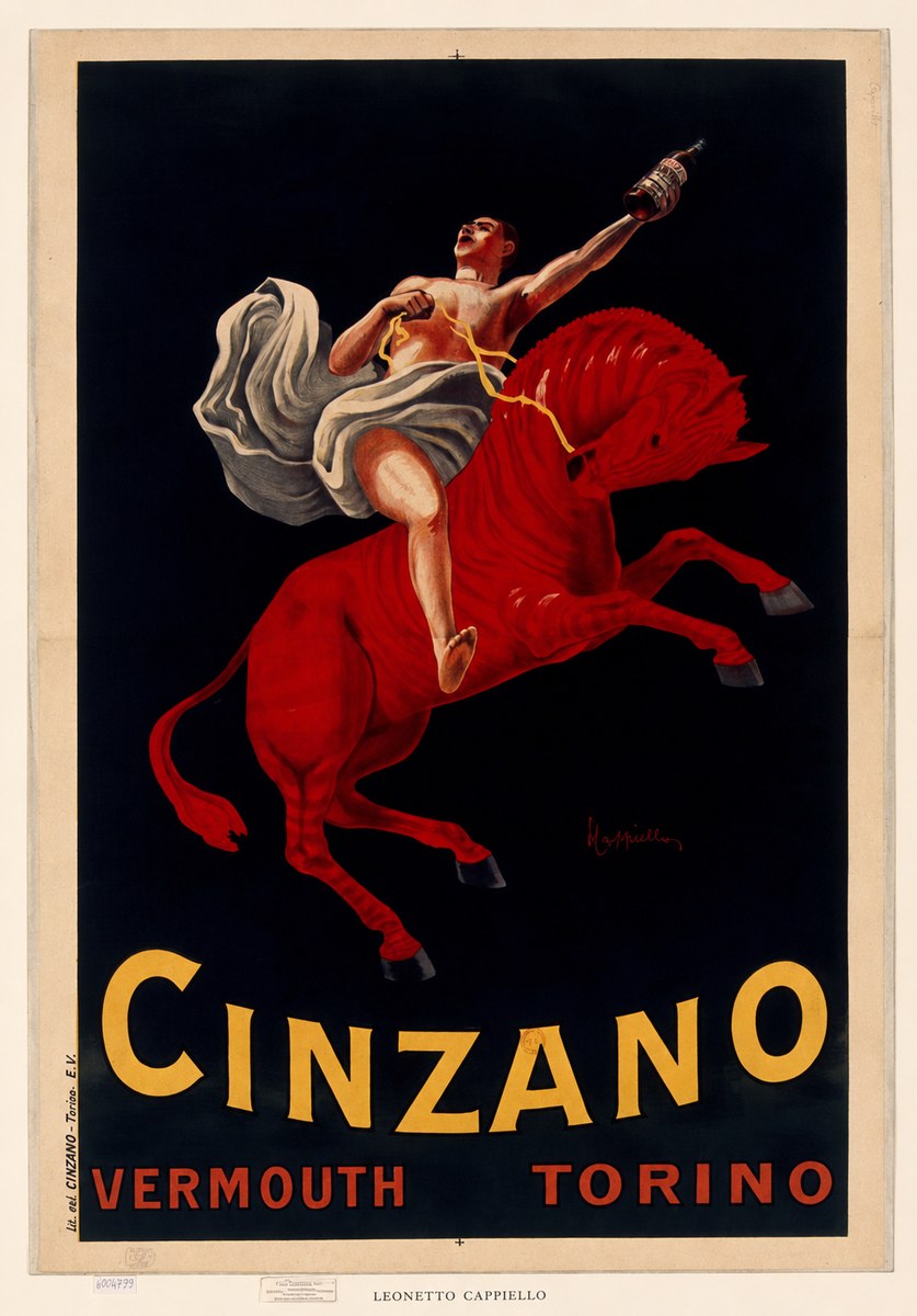 Leonetto Cappiello Cinzano Vermouth No6 - Affiche