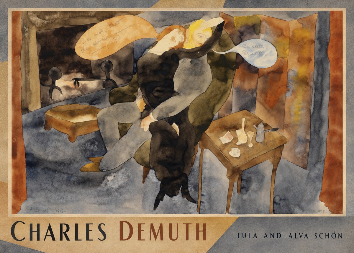 Charles Demuth Lula and Alva Schön No1 - Affiche