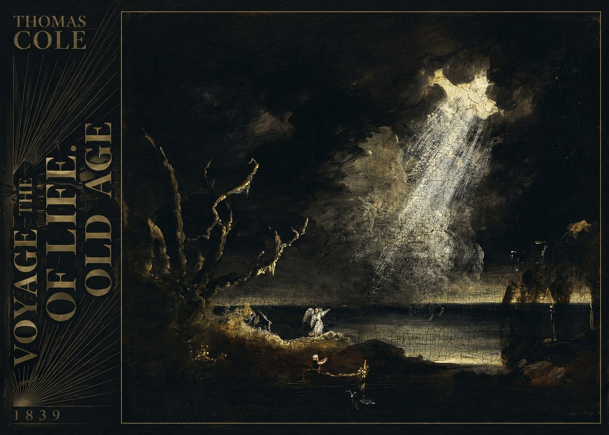 Thomas Cole The Voyage of Life: Old Age I No4 - Affiche