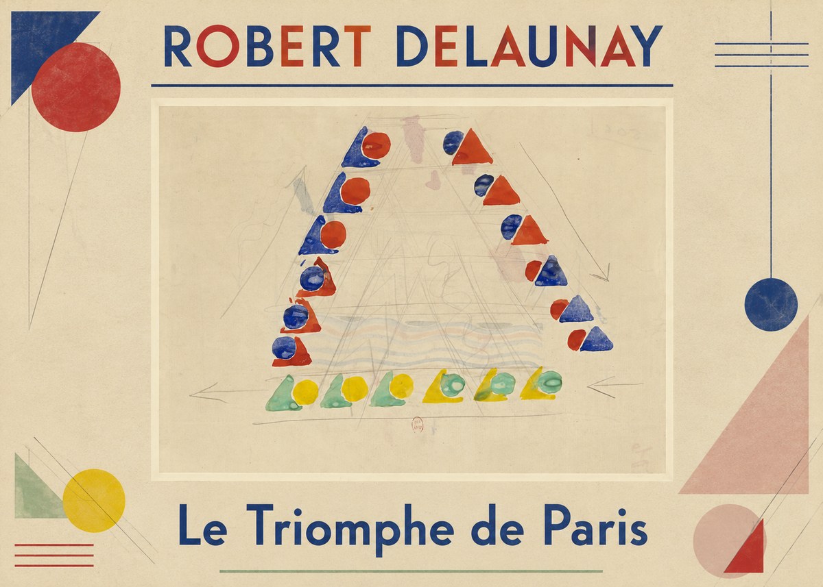 Robert Delaunay Le Triomphe De Paris II No1 - Affiche