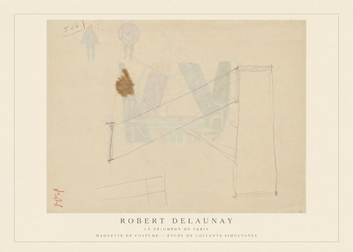 Robert Delaunay Le Triomphe De Paris III No4 - Affiche