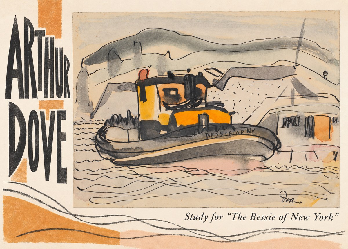 Arthur Dove Study for "the Bessie of New York" No2 - Affiche
