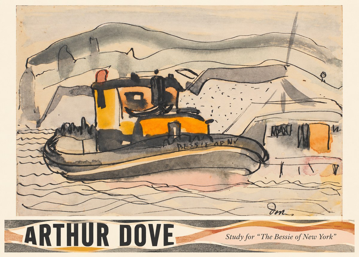 Arthur Dove Study for "the Bessie of New York" No3 - Affiche