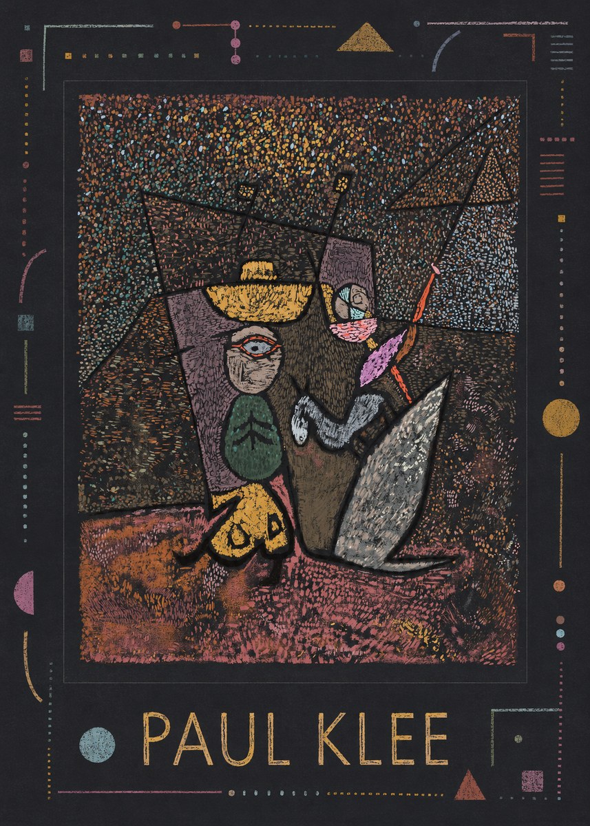 Paul Klee Man, Beast and Plant No1 - Affiche
