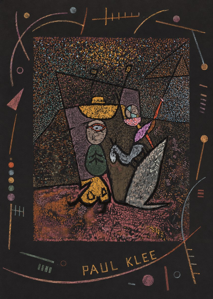 Paul Klee Man, Beast and Plant No4 - Affiche