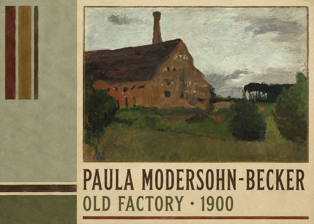 Paula Modersohn-Becker Old Factory No2 - Affiche