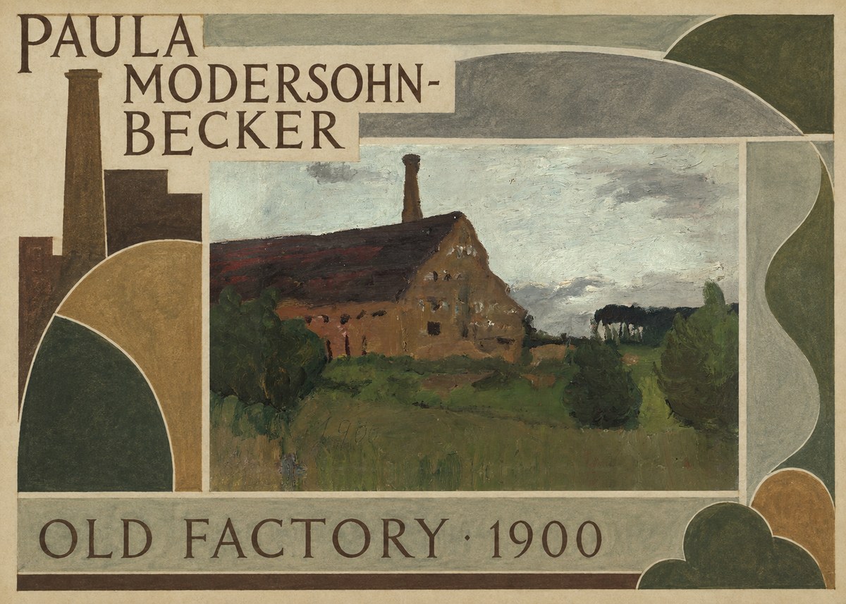 Paula Modersohn-Becker Old Factory No6 - Affiche