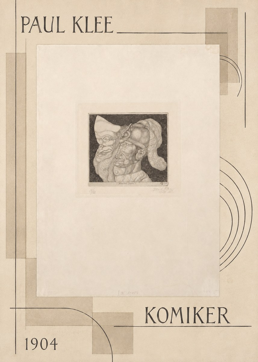 Paul Klee Komiker No2 - Affiche
