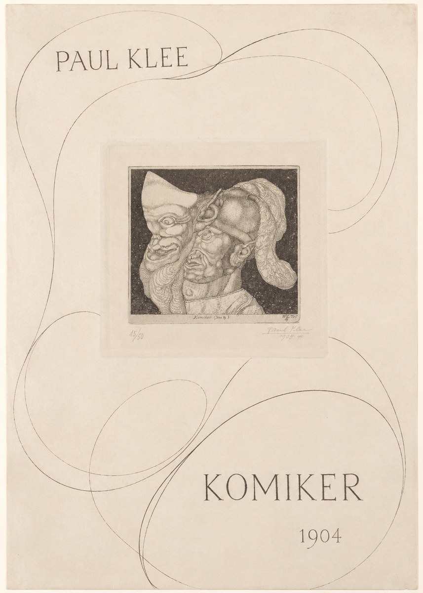 Paul Klee Komiker No3 - Affiche