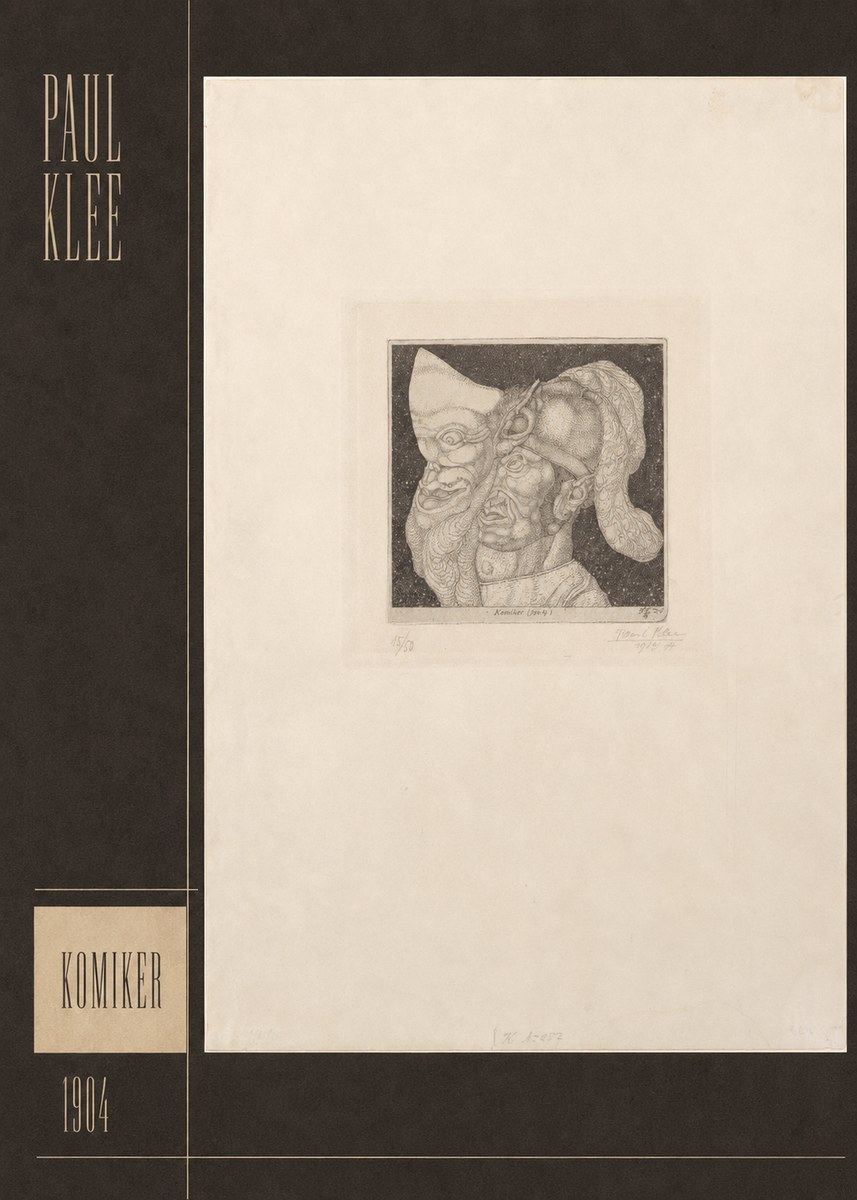 Paul Klee Komiker No4 - Affiche
