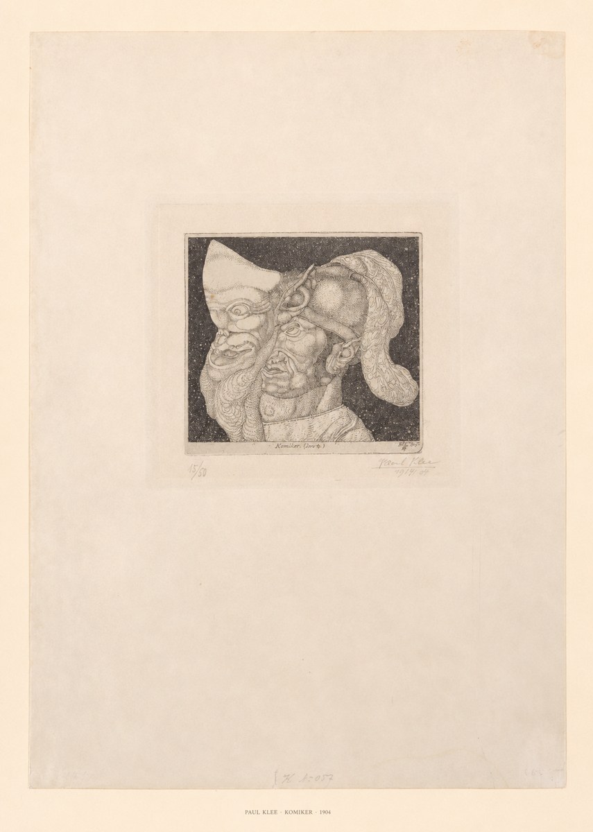 Paul Klee Komiker No6 - Affiche