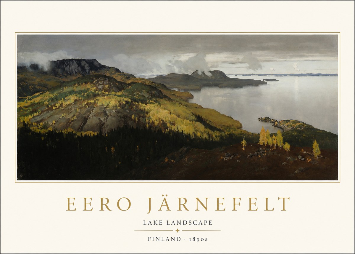 Eero Järnefelt Lake Landscape No1 - Affiche