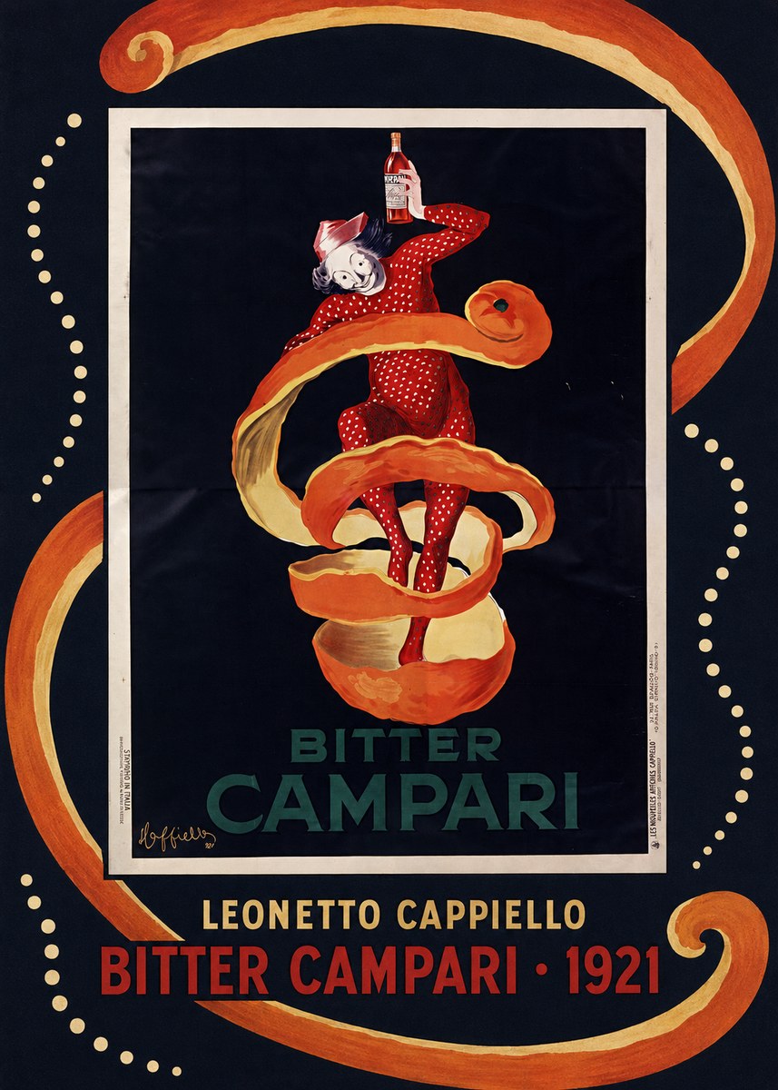 Leonetto Cappiello Bitter Campari I No6 - Affiche