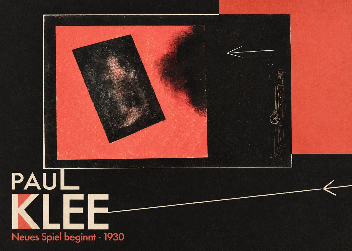 Paul Klee Neues Spiel Beginnt No6 - Affiche