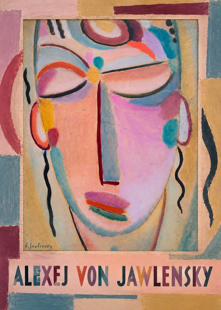 Alexej von Jawlensky Mystic Head No2 - Affiche