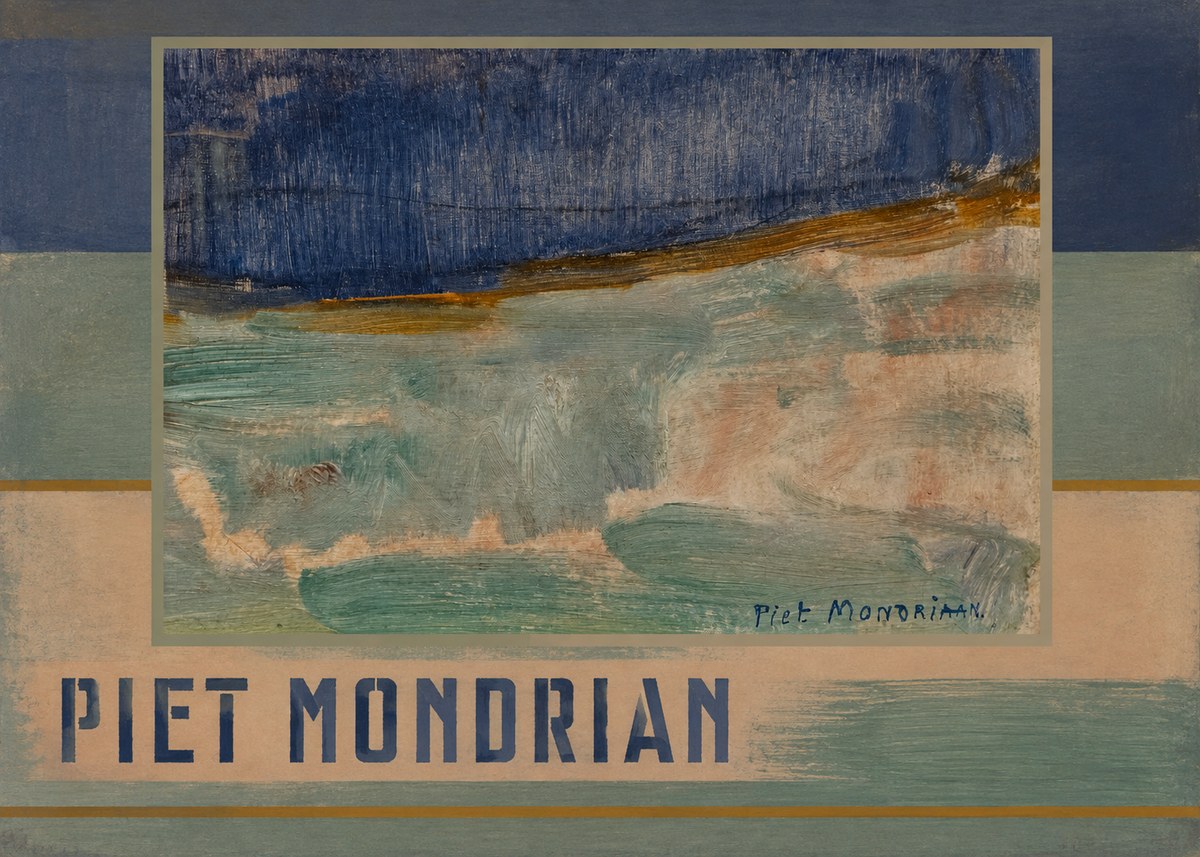 Piet Mondrian Piet Mondrian No1 - Affiche