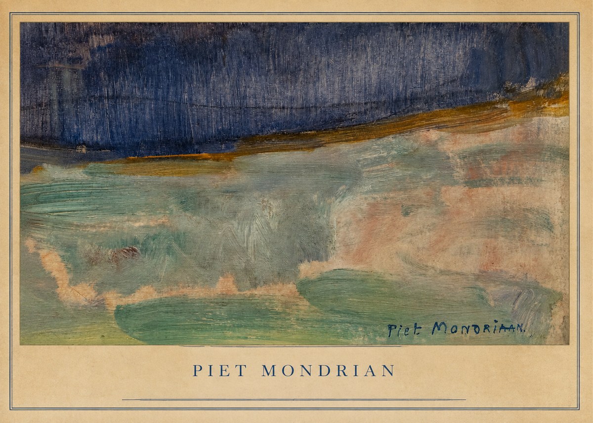 Piet Mondrian Piet Mondrian No2 - Affiche